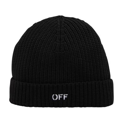 OFF-WHITE Classic knit beanie