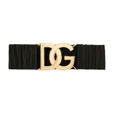 Dolce & Gabbana Elasticated leather belt