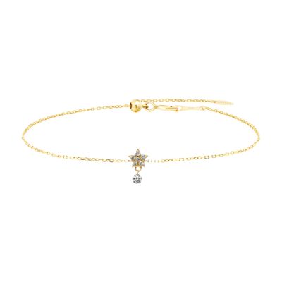 Persée Star gold diamond bracelet