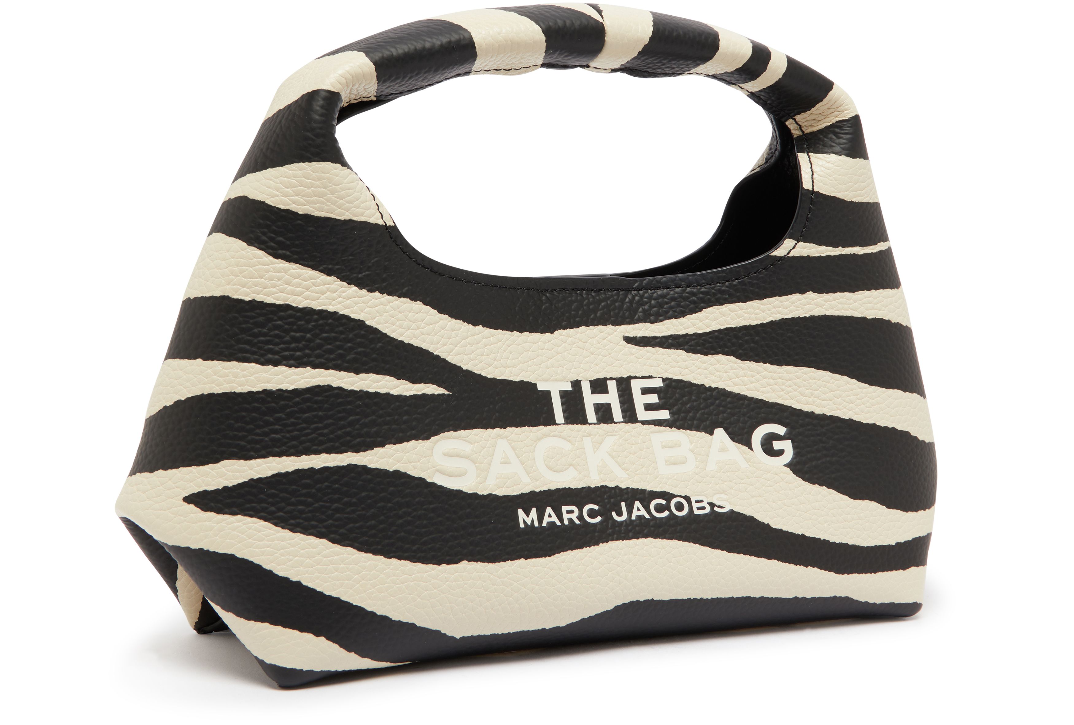 Marc Jacobs The Mini Sack leather zebra print bag