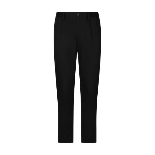 Dolce & Gabbana Stretch cotton pants with patch