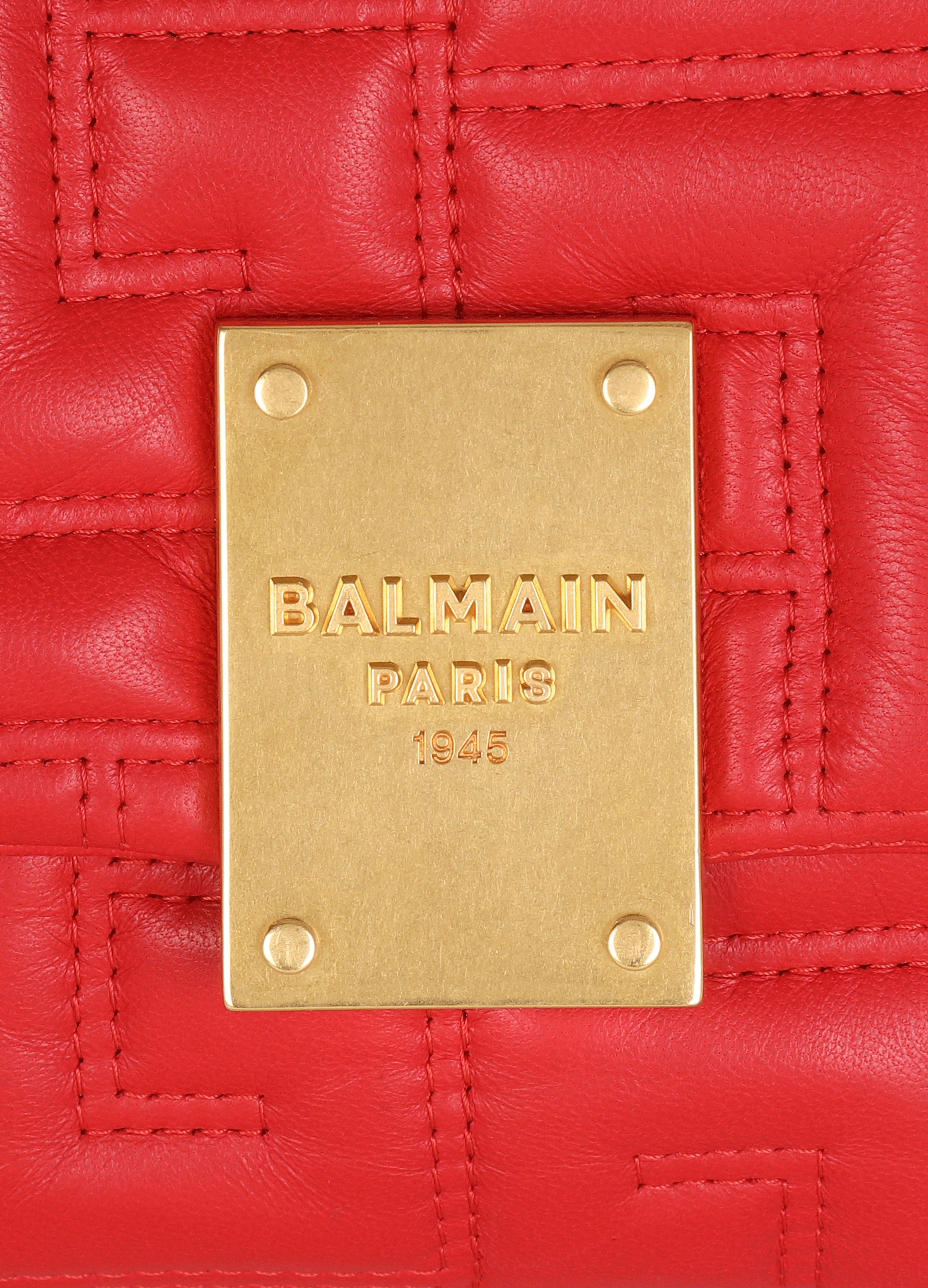 Balmain 1945 Soft mini bag in quilted leather