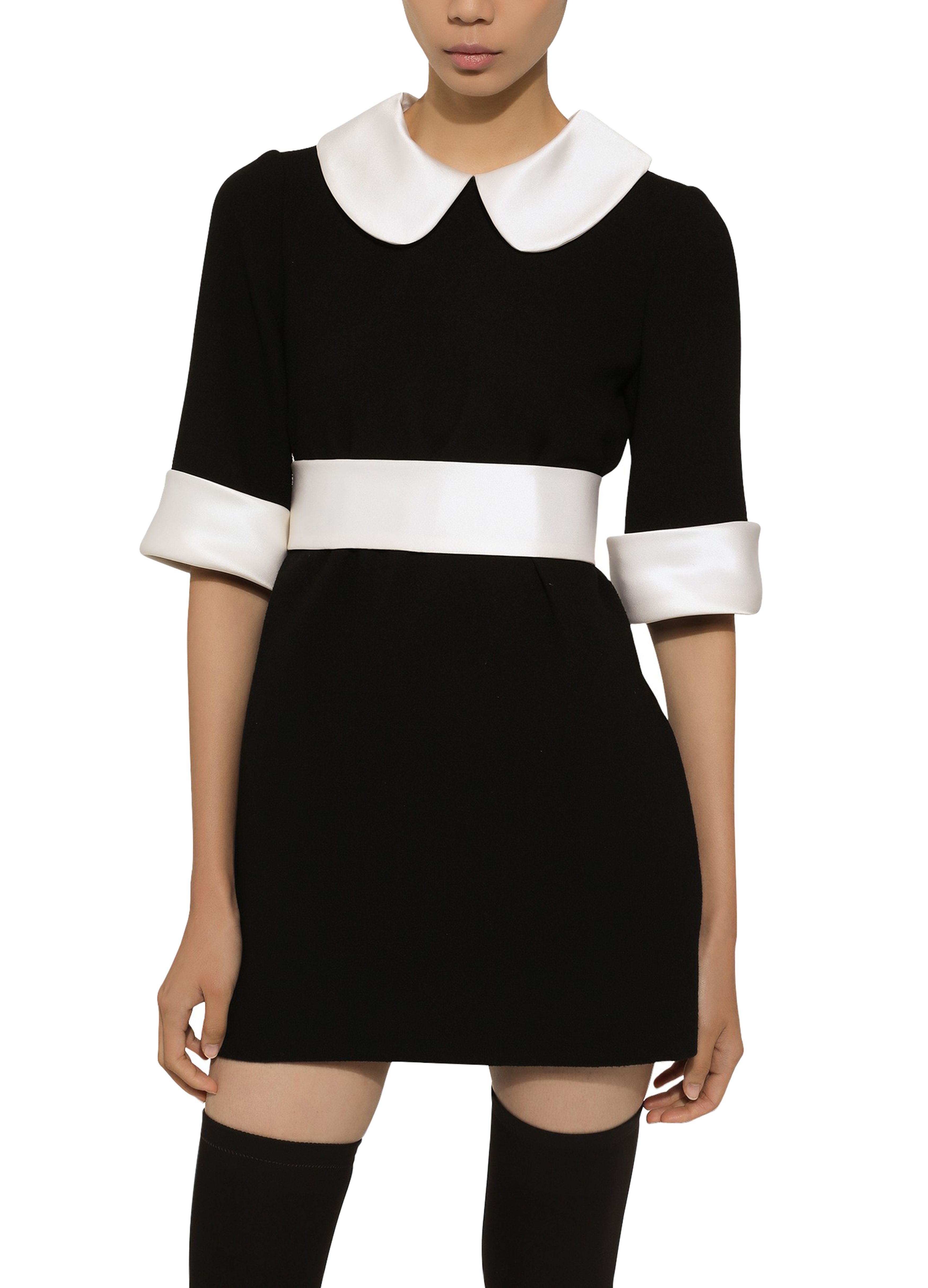 Dolce & Gabbana Short wool crepe dress