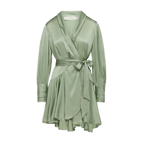 Zimmermann Silk wrap mini dress