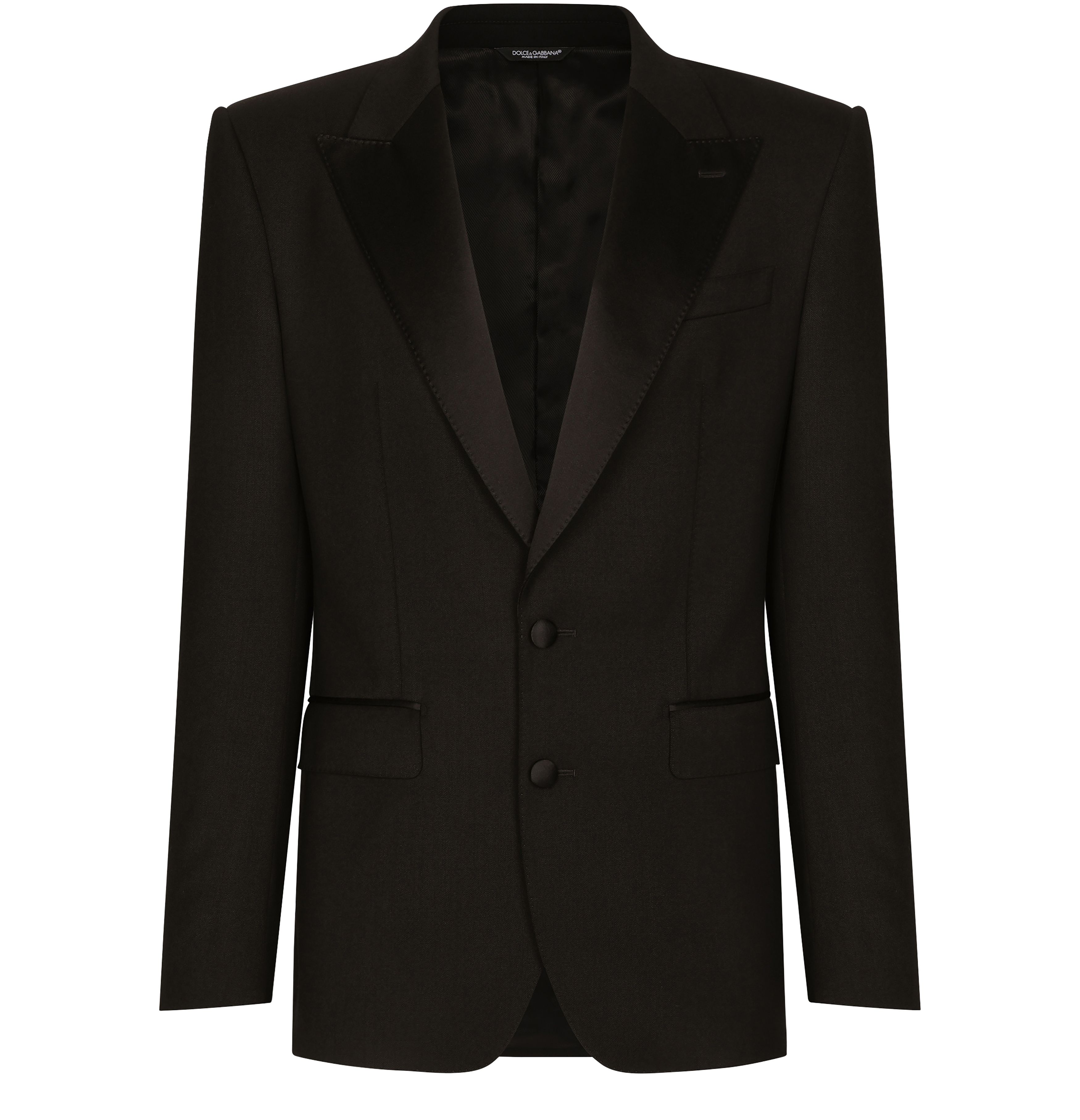 Dolce & Gabbana Single-breasted stretch wool Sicilia-fit tuxedo jacket