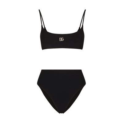 Dolce & Gabbana Bralet bikini with DG logo