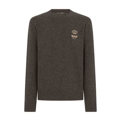 Dolce & Gabbana Wool round-neck sweater