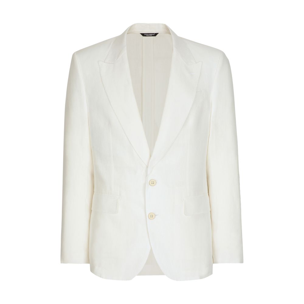 Dolce & Gabbana Single-breasted linen Sicilia-fit jacket