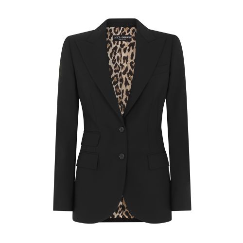 Dolce & Gabbana Single-breasted woolen Turlington blazer