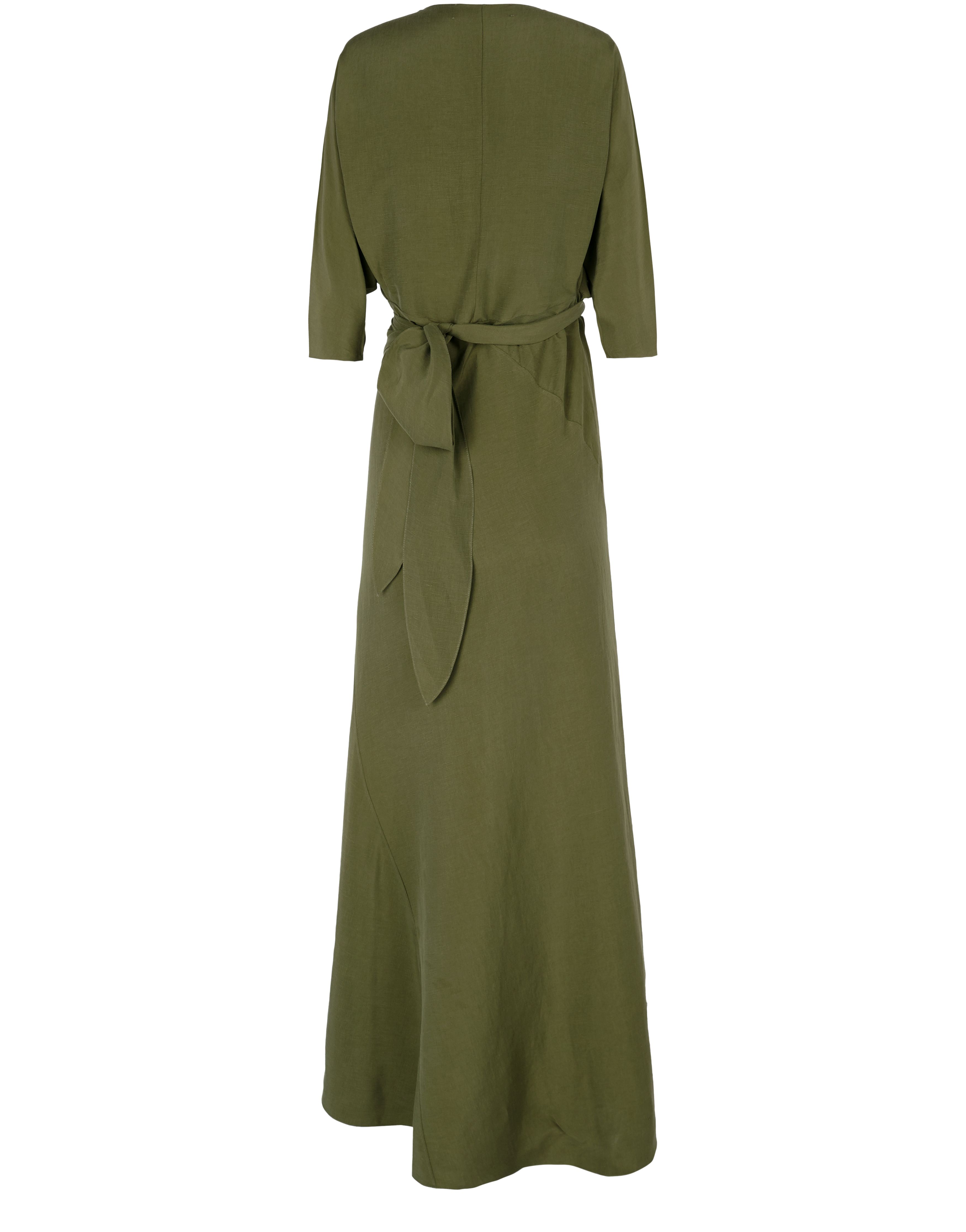 Cortana Tanami long dress in linen and silk