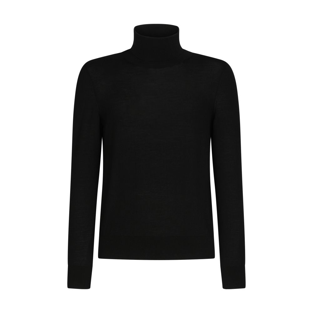 Dolce & Gabbana Turtle-neck sweater in virgin wool