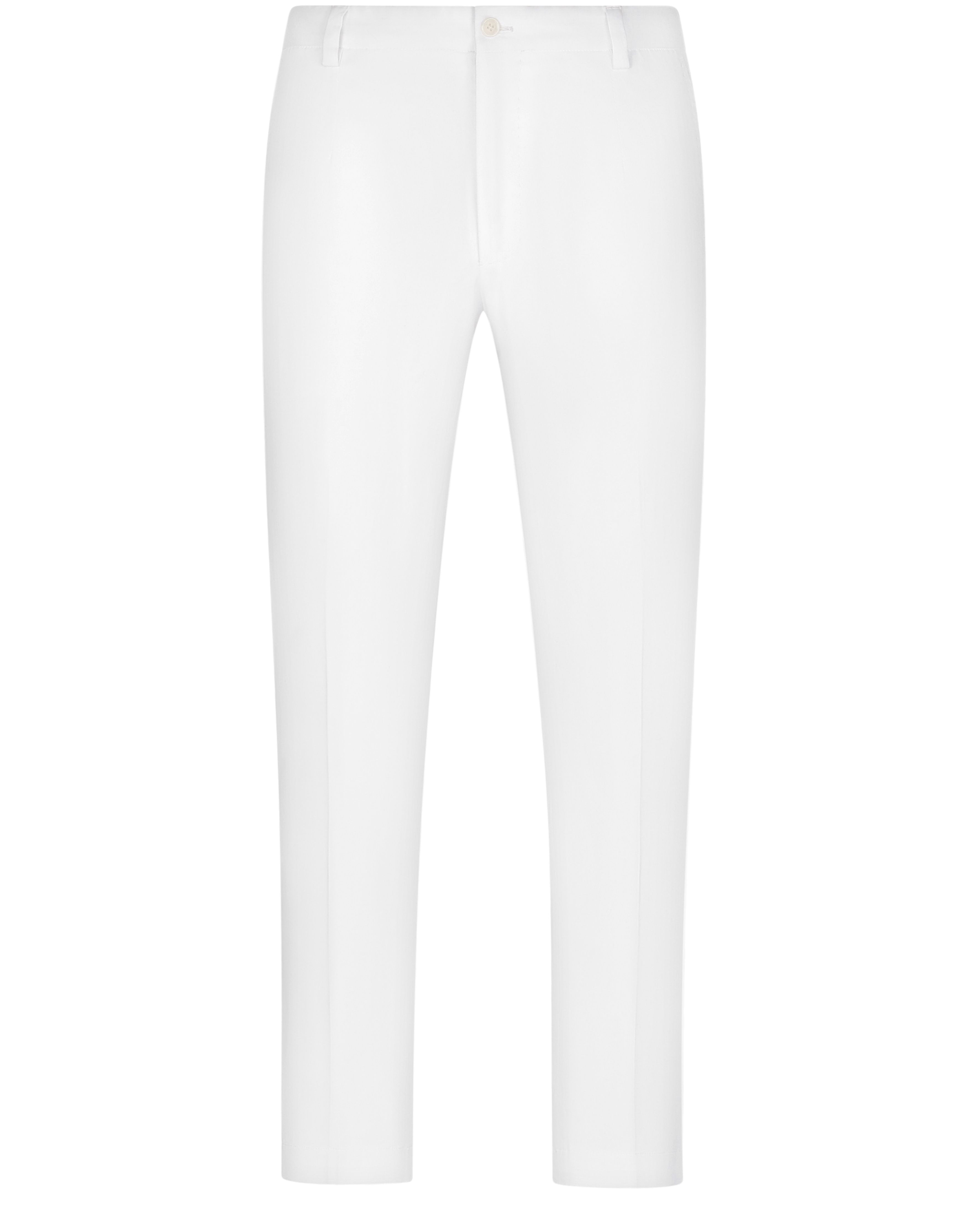 Dolce & Gabbana Stretch cotton pants with patch