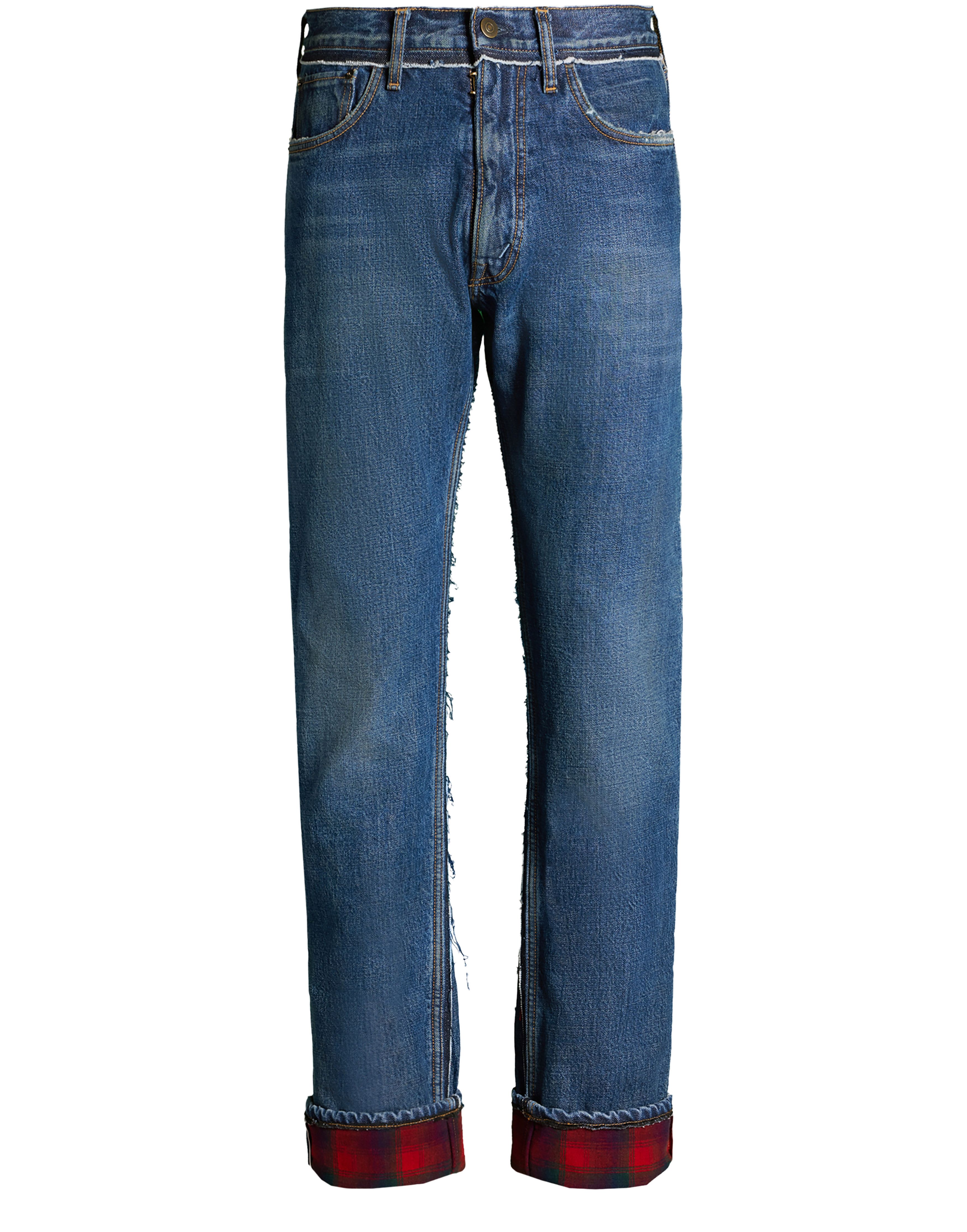 Maison Margiela Pendleton yoke jeans