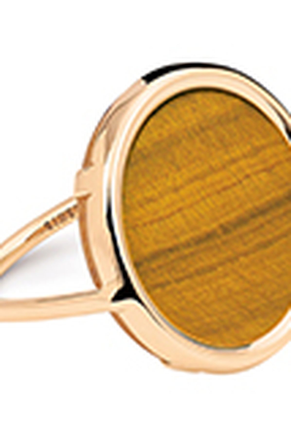  Ever tiger eye disc ring