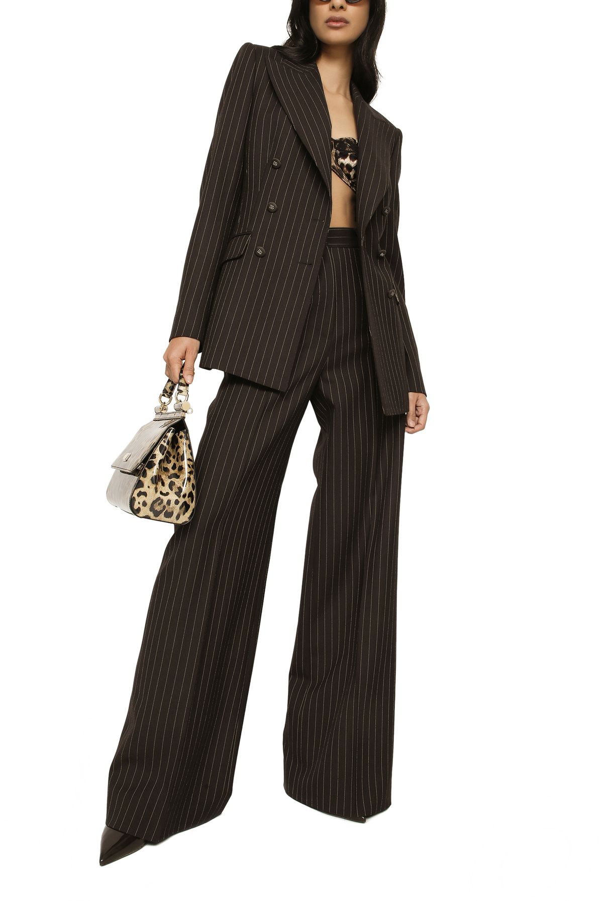 Dolce & Gabbana Pinstripe wool Turlington jacket