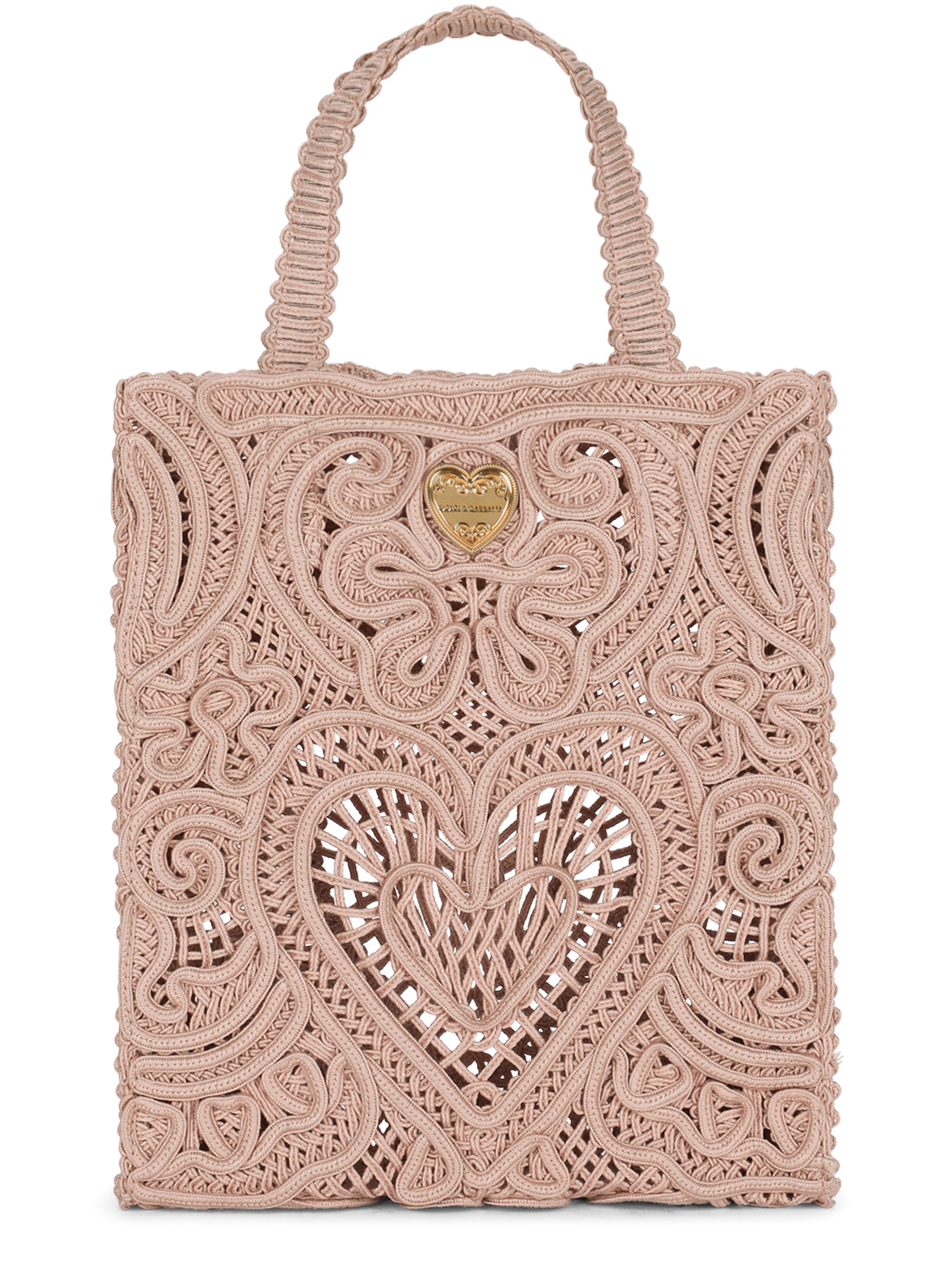 Dolce & Gabbana Small cordonetto lace shopper