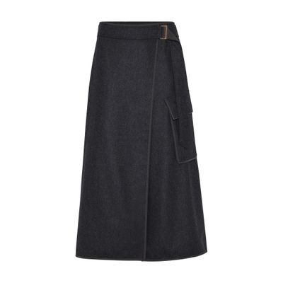 Brunello Cucinelli Wrap skirt