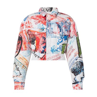  Padded Travel Stamp Jacket