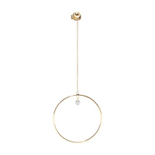 Persée Pendule diamond mono earring