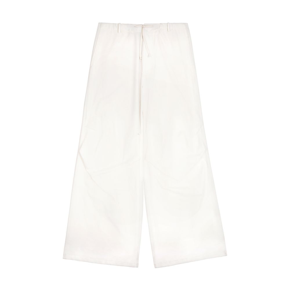 MM6 Maison Margiela Wide-leg twill trousers