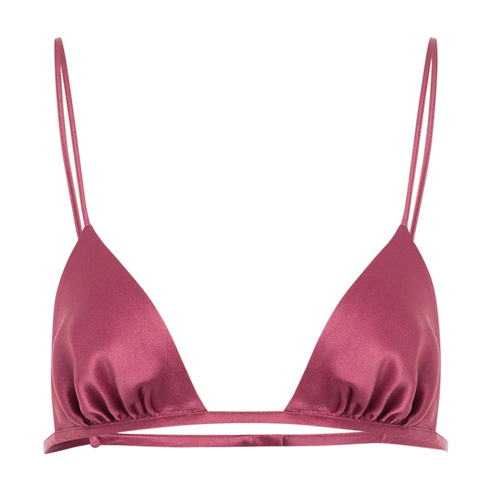 Alberta Ferretti Bra in satin