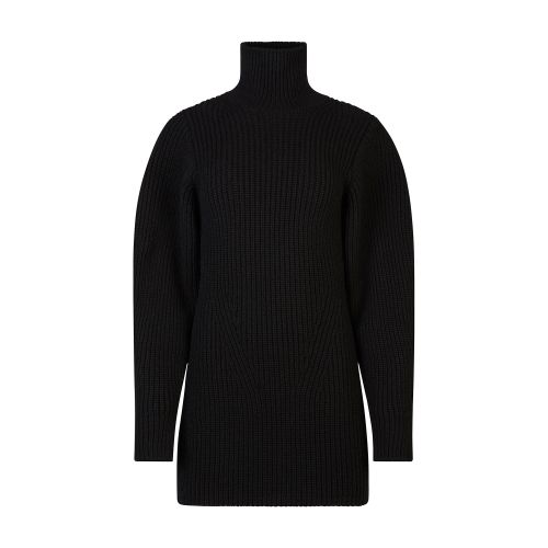 Nina Ricci Turtleneck chunky ribbed dress