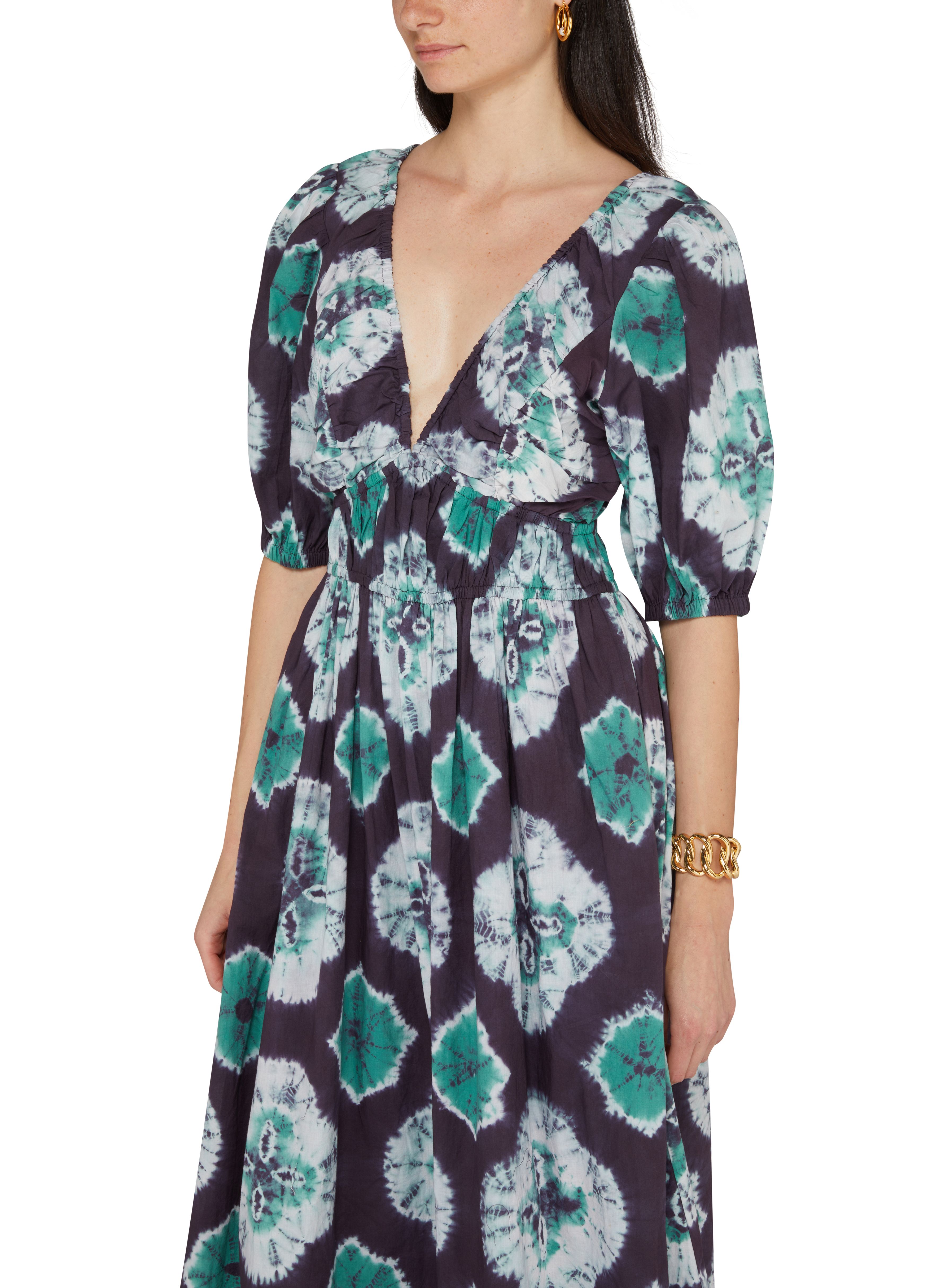  Aveline tie dye print dress