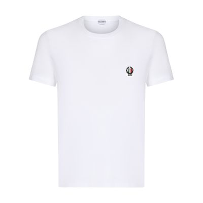 Dolce & Gabbana Round-neck stretch cotton t-shirt