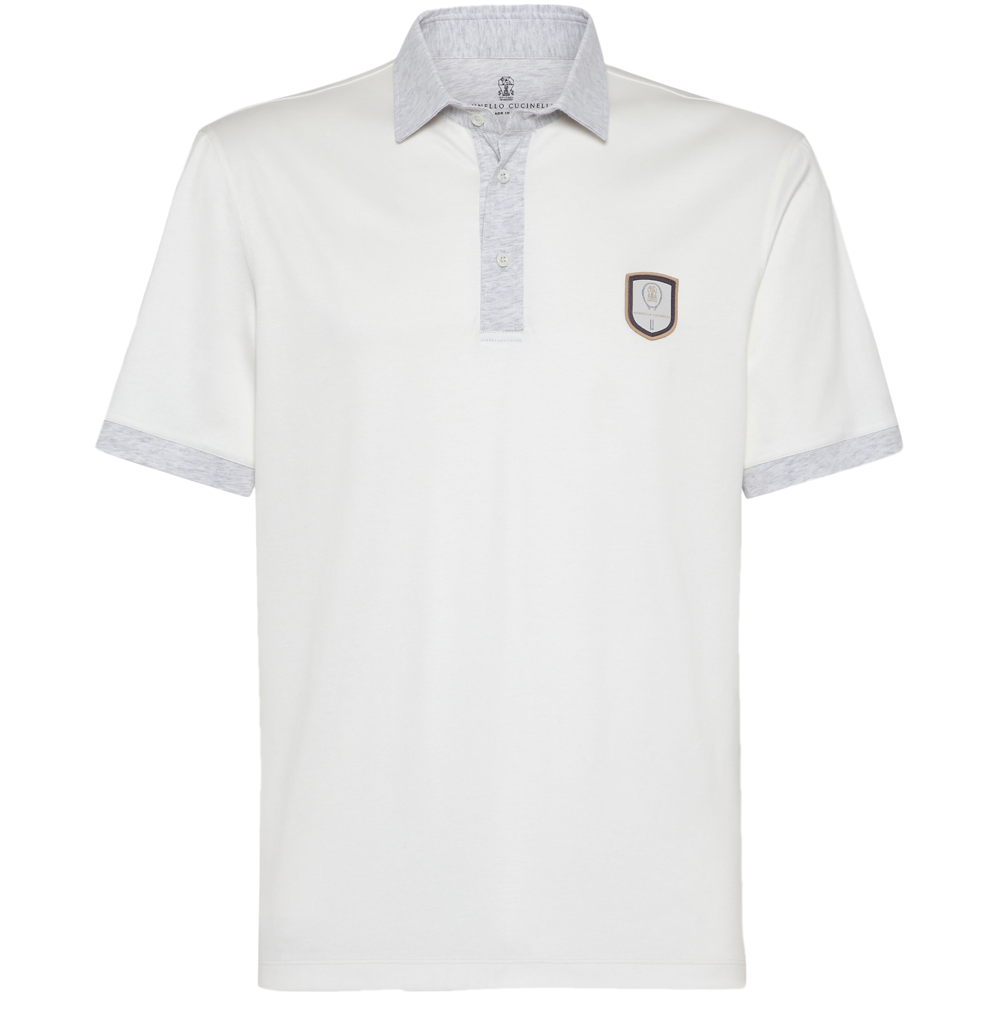 Brunello Cucinelli Polo with Tennis badge