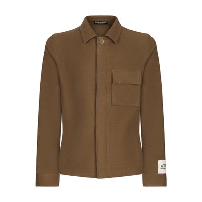 Dolce & Gabbana Sporty stretch fustian shirt