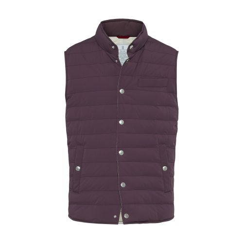 Brunello Cucinelli Nylon sleeveless puffer jacket