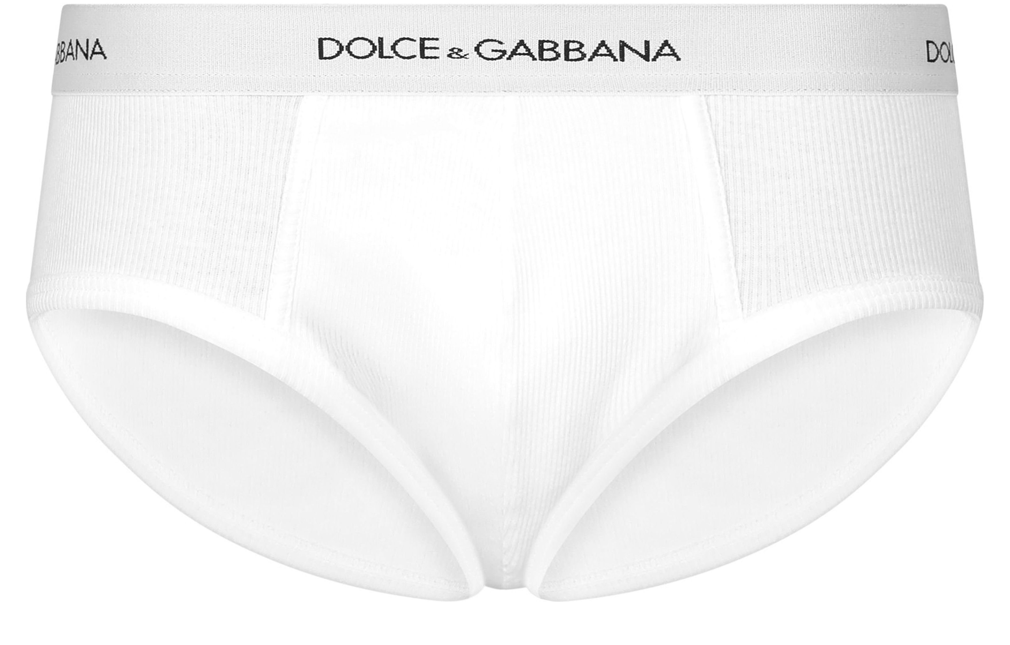 Dolce & Gabbana Fine-rib cotton brando briefs