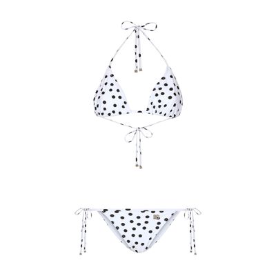 Dolce & Gabbana Polka-dot triangle bikini