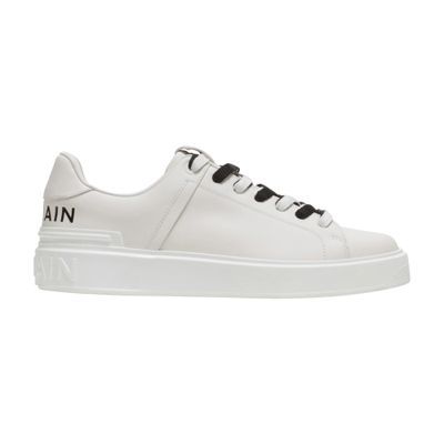 Balmain B-Court smooth leather trainers