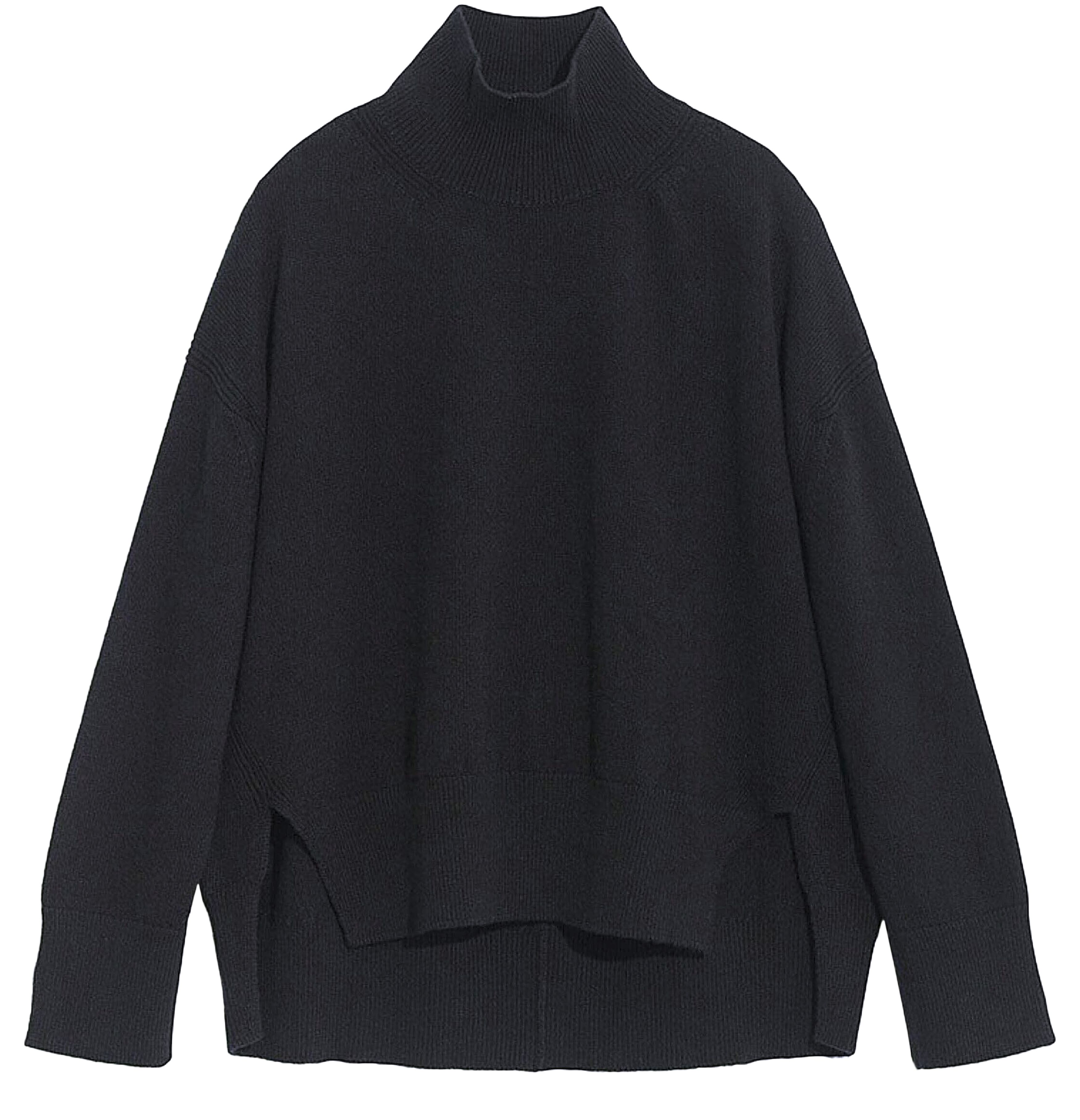 Barrie Iconic oversized roll-neck cashmere jumper