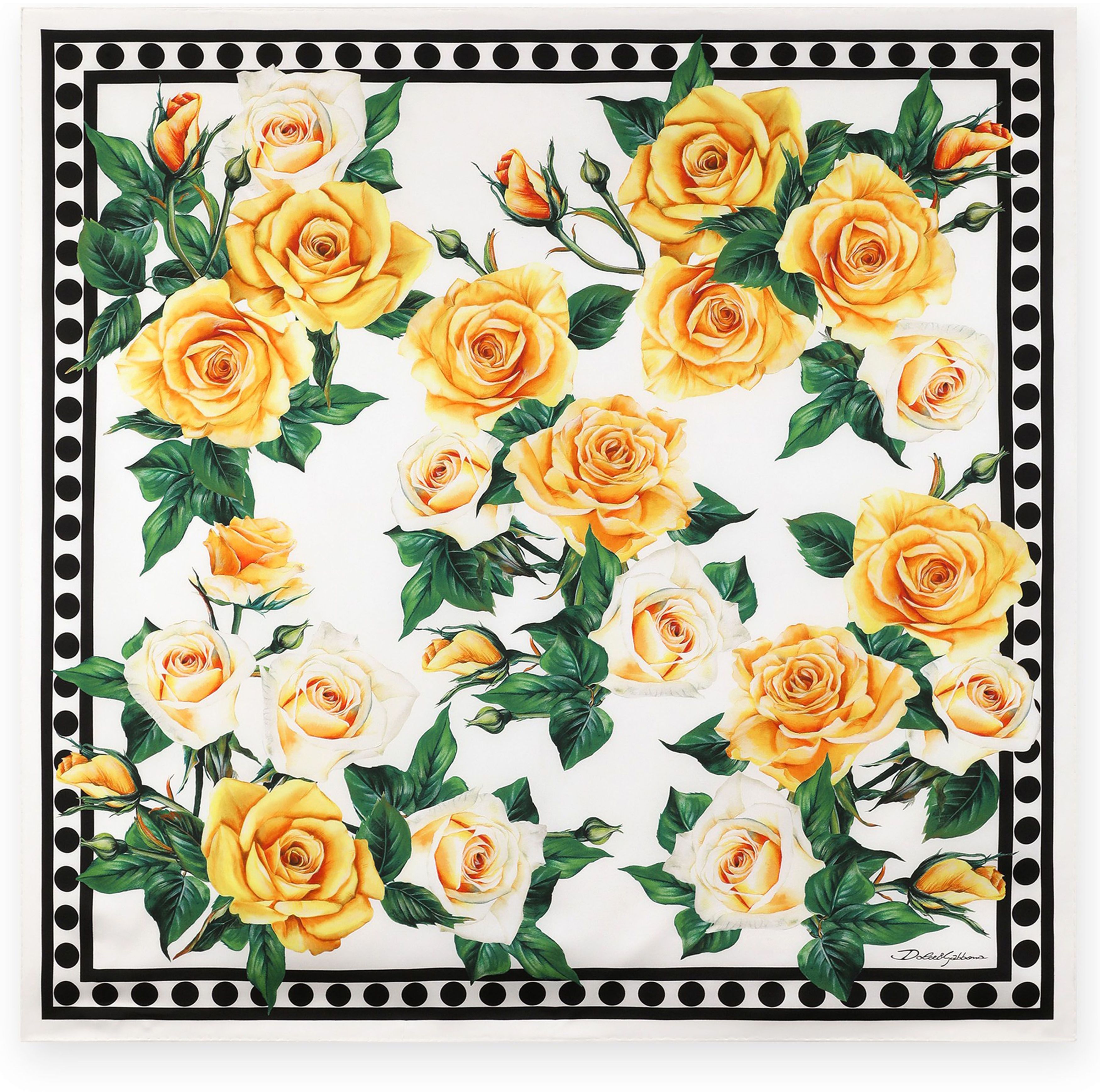 Dolce & Gabbana Twill scarf (90 x 90)