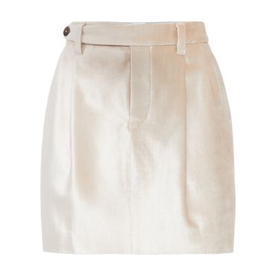 Brunello Cucinelli Sartorial mini skirt