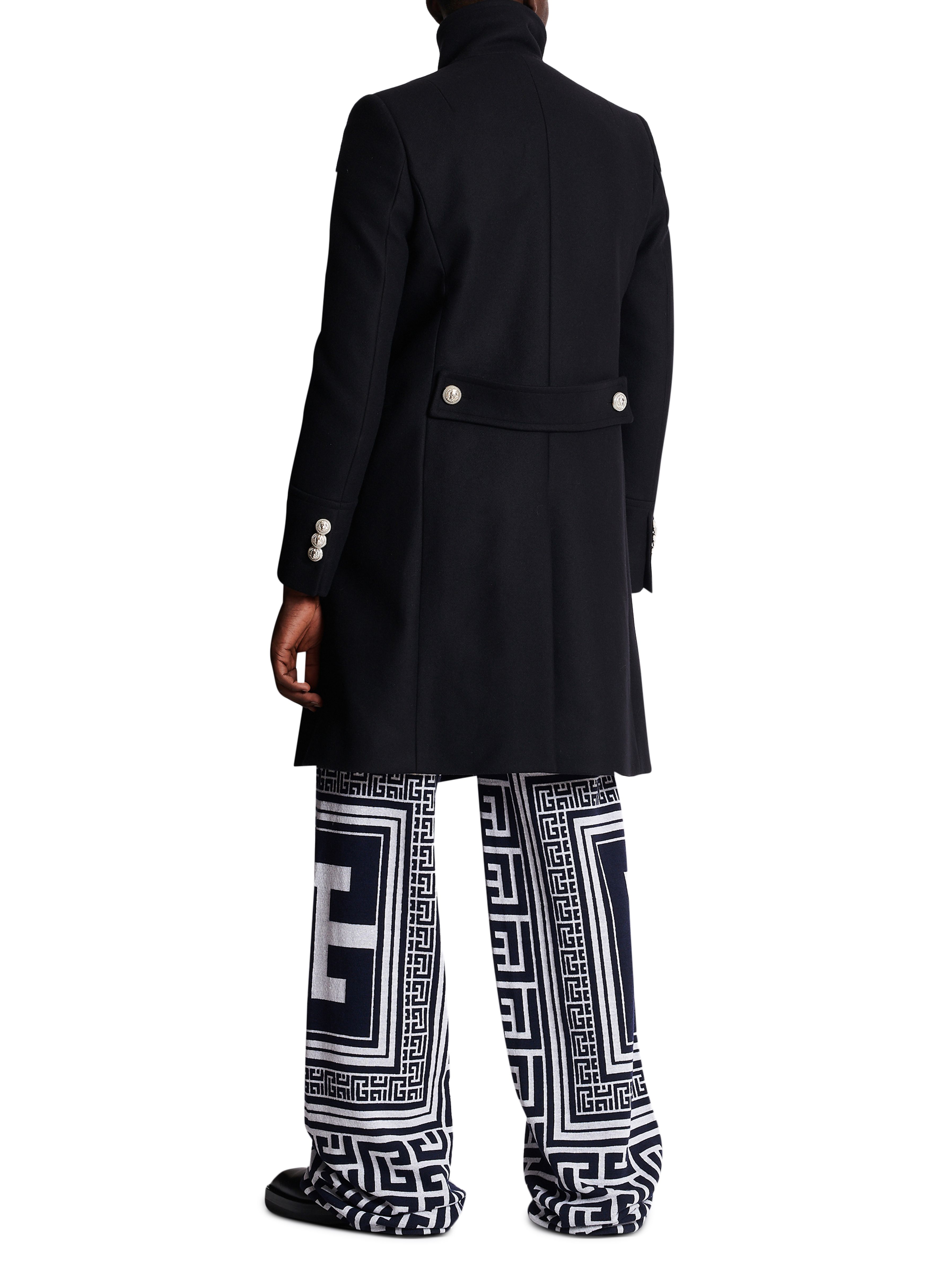 Balmain Mid-length officer coat