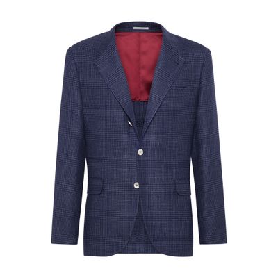 Brunello Cucinelli Prince of Wales deconstructed blazer