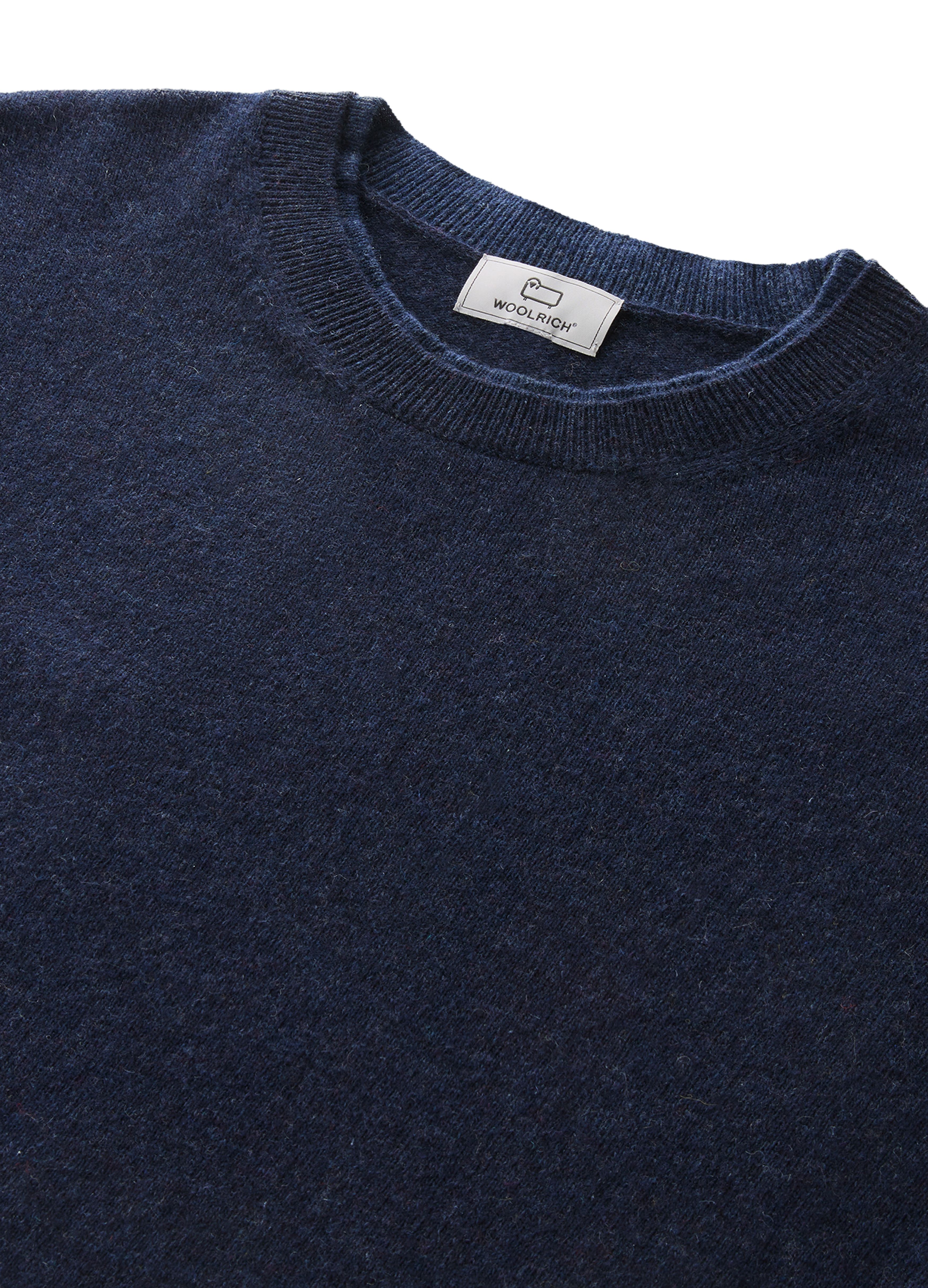 Woolrich Crewneck Sweater in Merino Wool Blend