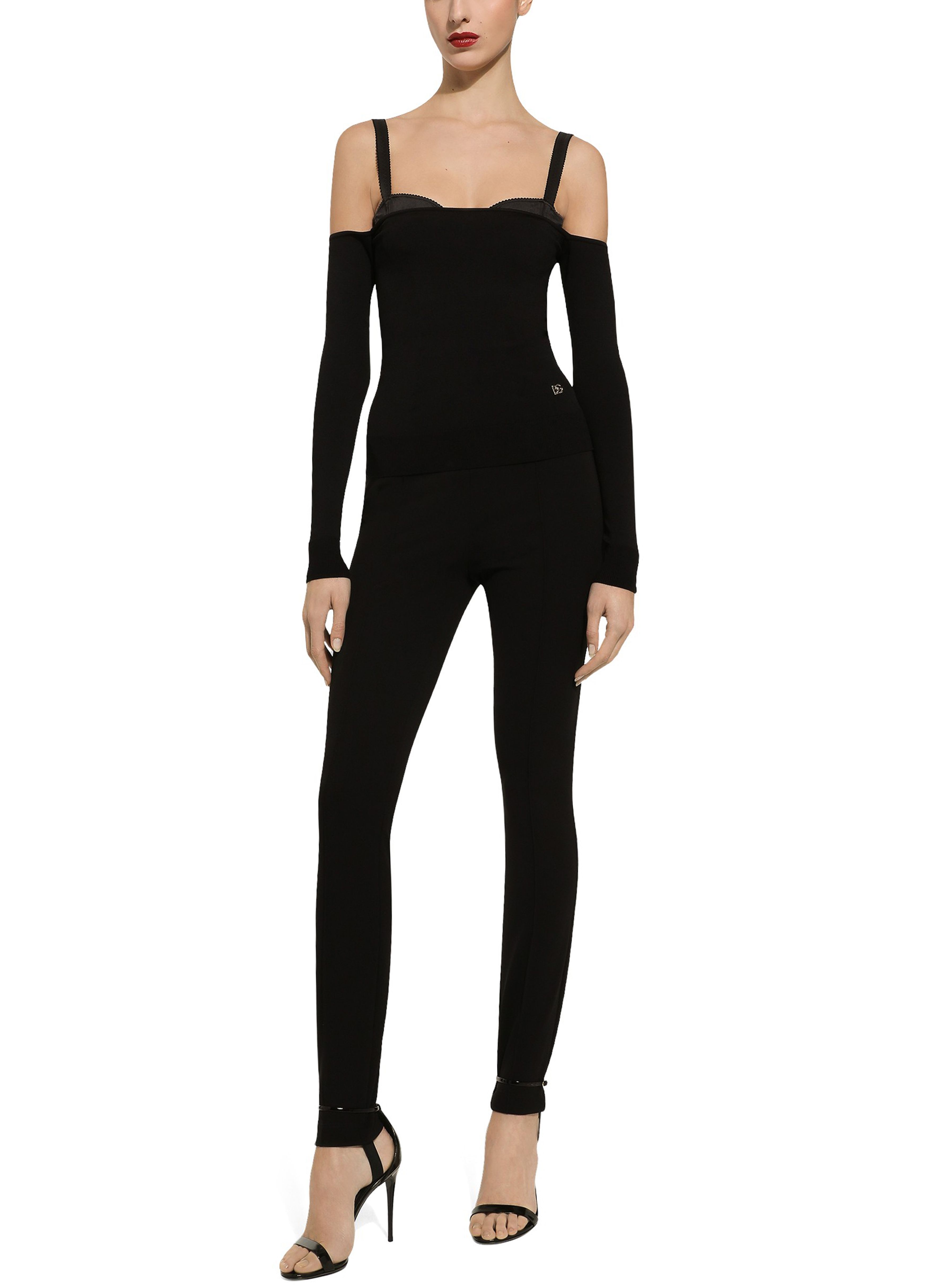 Dolce & Gabbana Jersey milano rib leggings