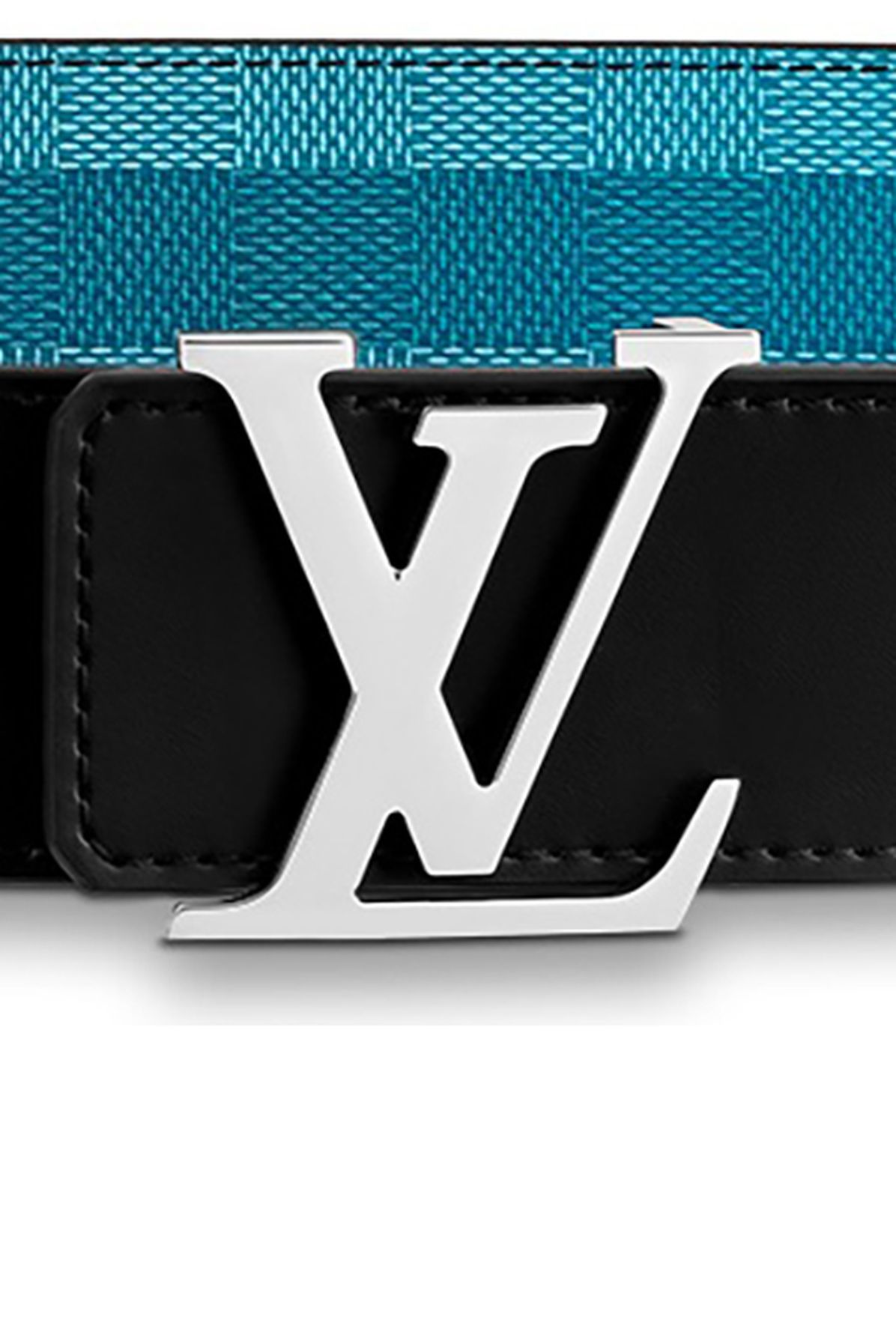  LV Initiales Damier Stripes 40MM Reversible Belt