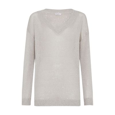 Brunello Cucinelli Linen and silk sweater