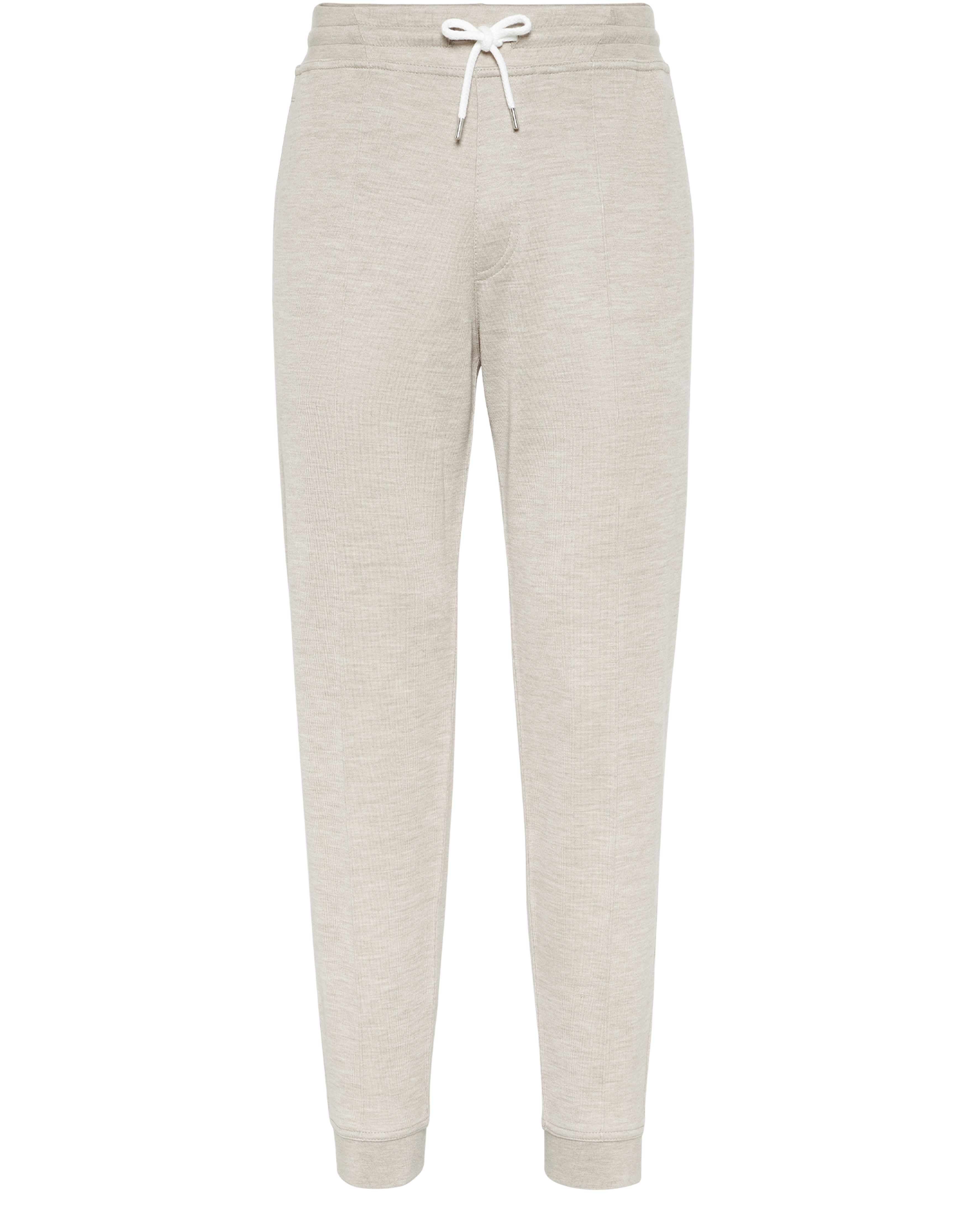 Brunello Cucinelli French terry trousers with Crête