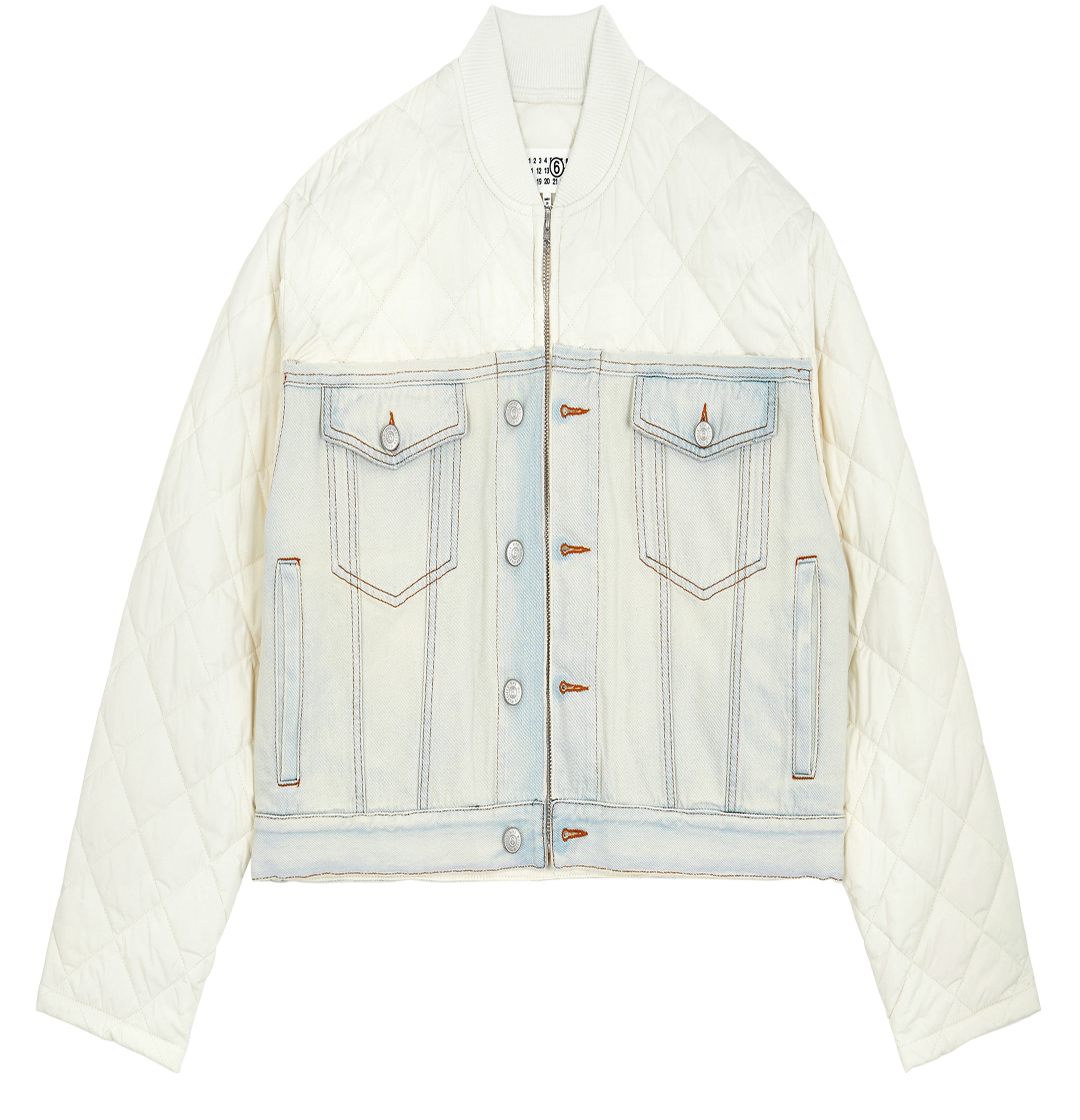 MM6 Maison Margiela Quilted denim jacket