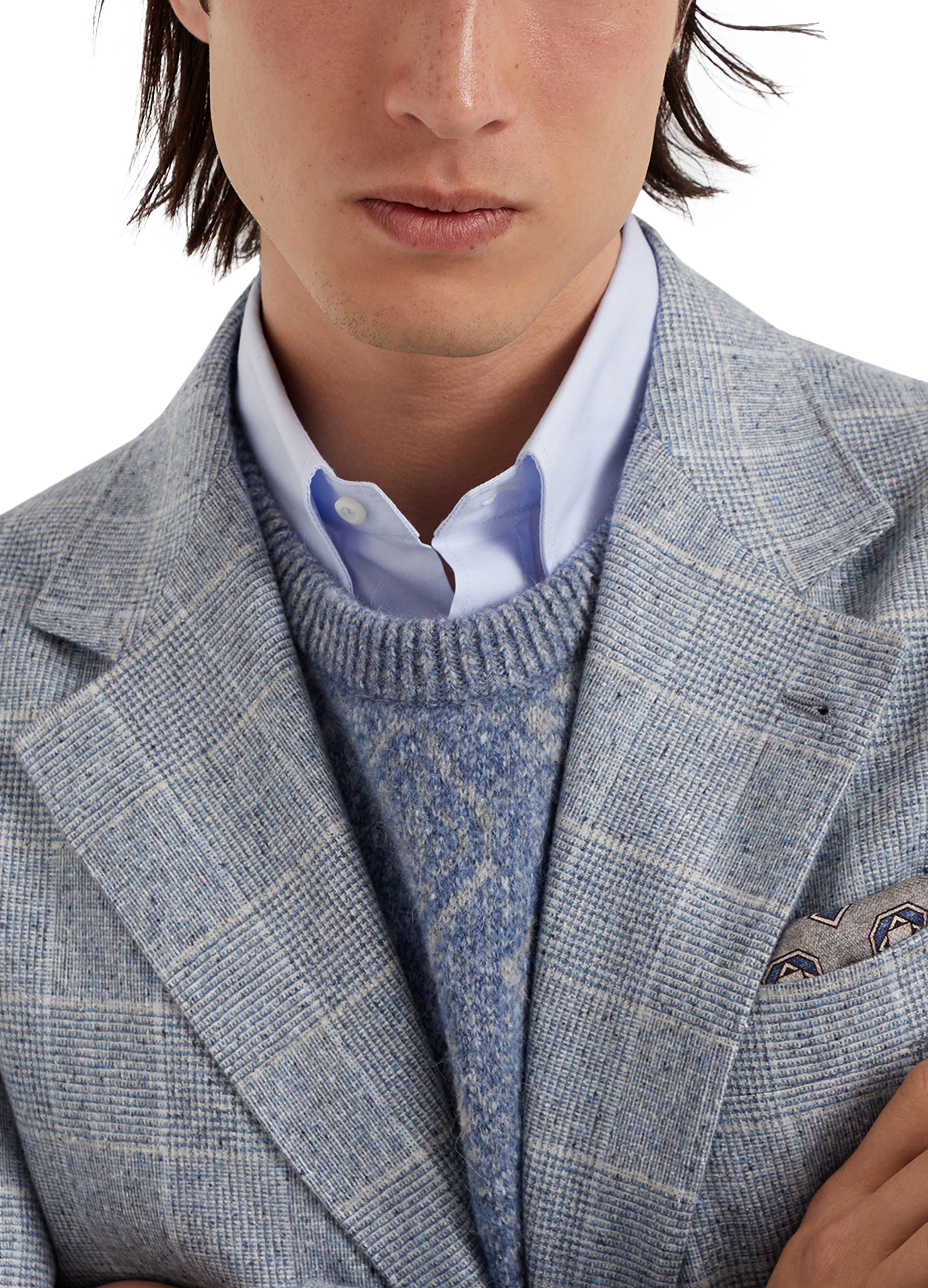 Brunello Cucinelli Prince of Wales Cavallo blazer