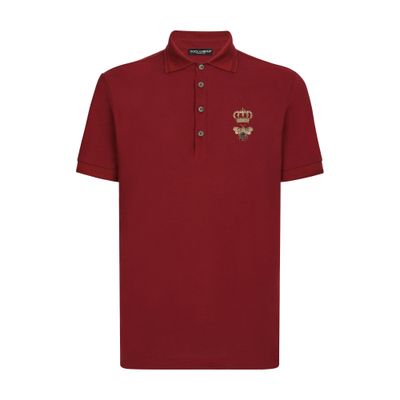 Dolce & Gabbana Cotton piqué polo-shirt