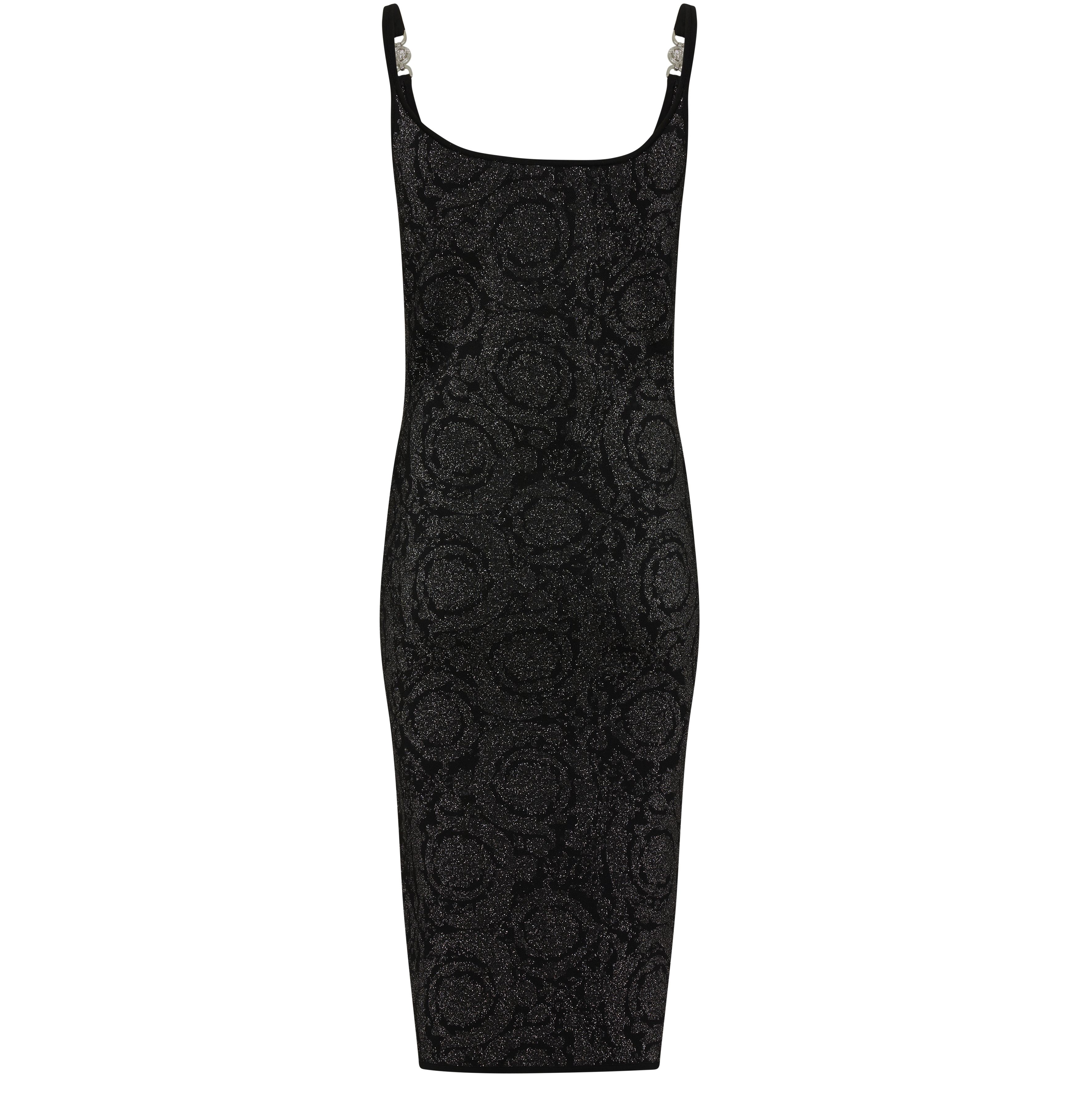 Versace Barocco Texture Knit Dress