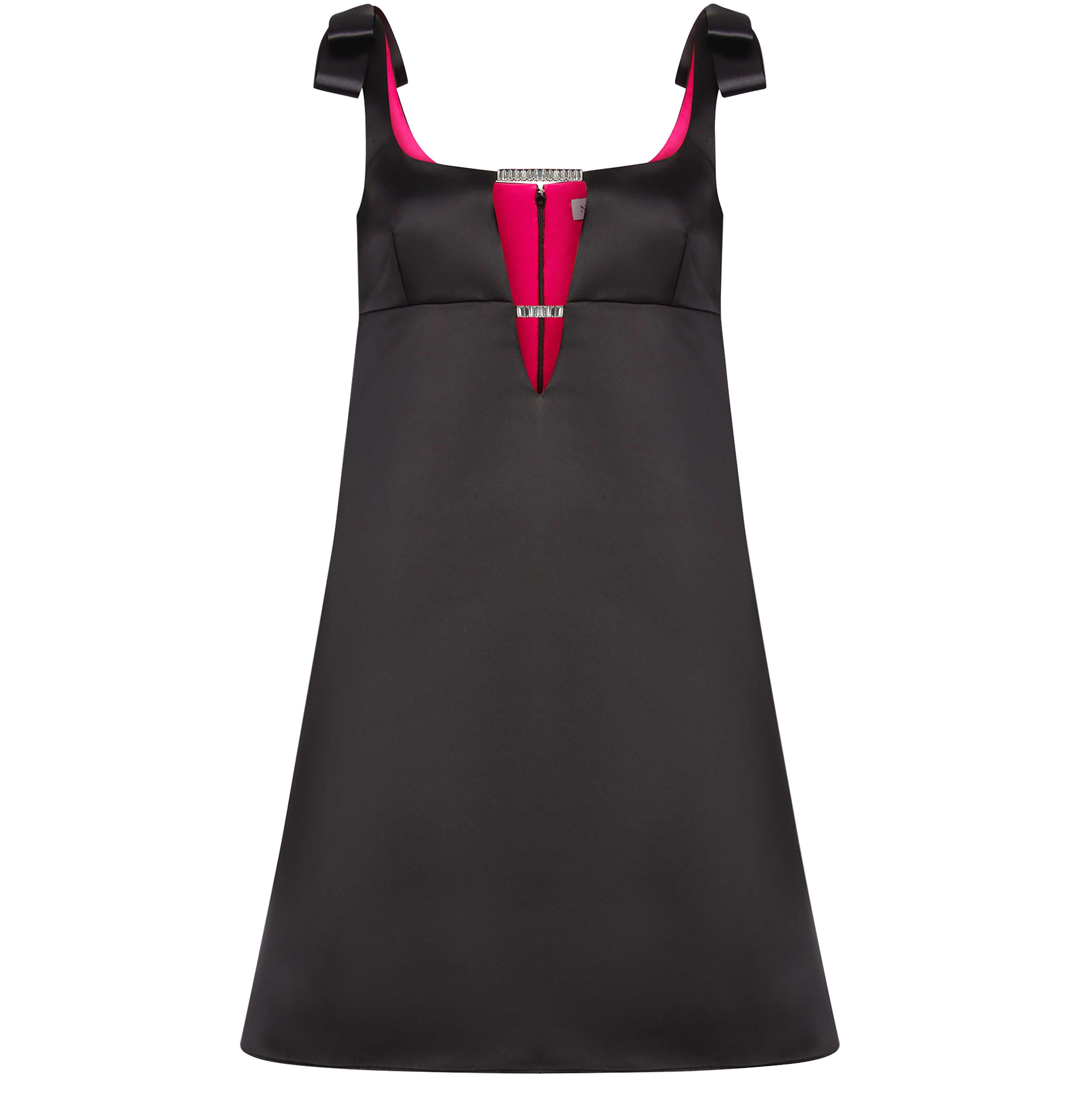 Nina Ricci Satin mini a-line dress