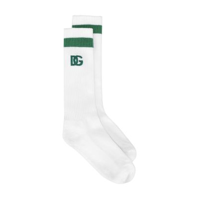 Dolce & Gabbana Ribbed socks with DG logo